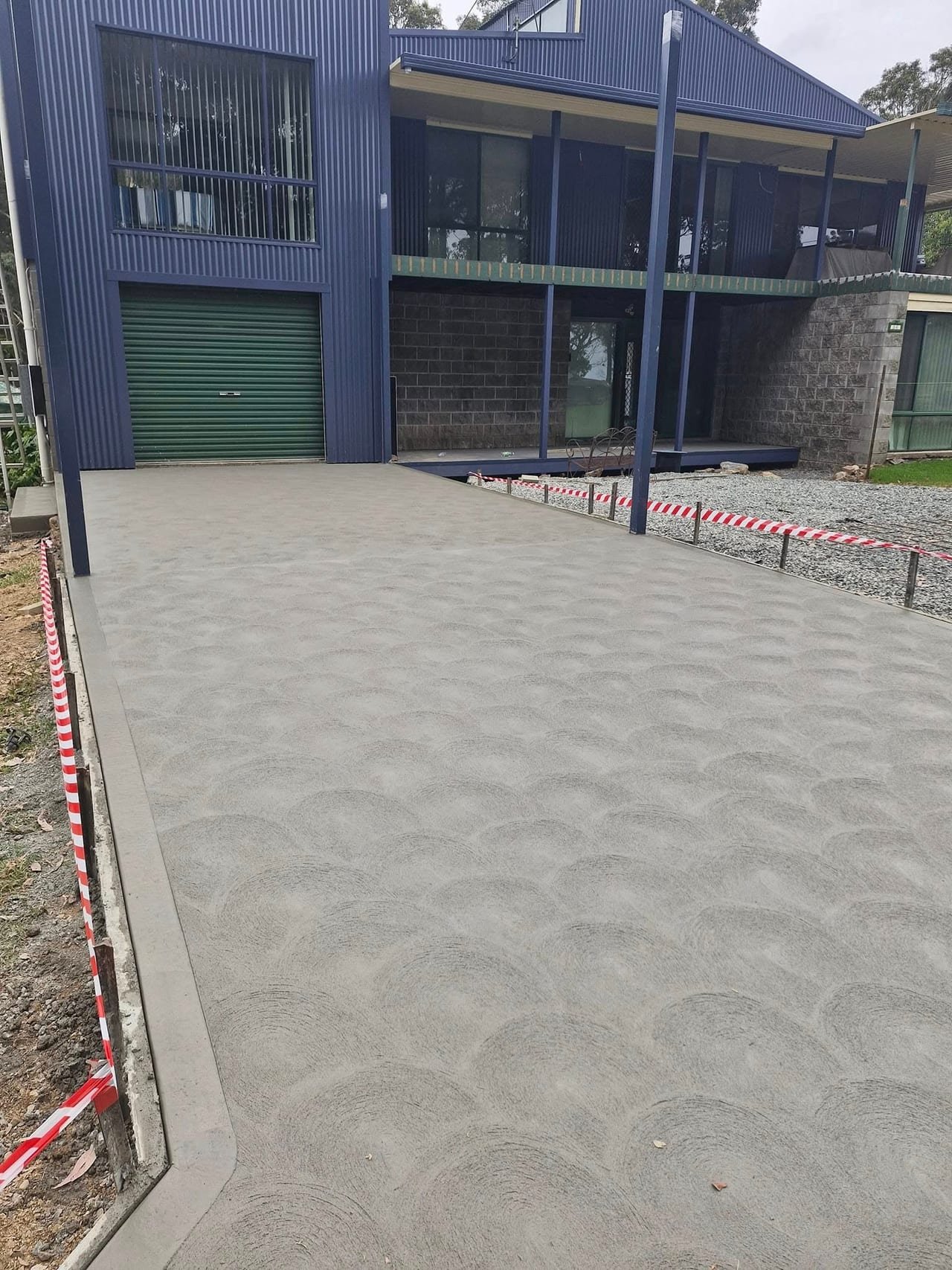 completed work for a recent customer